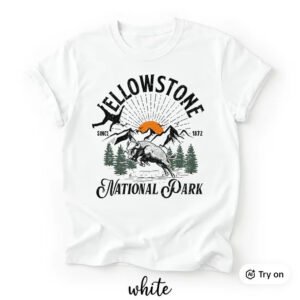 Yellowstone National Park Do Not Pet The Fluffy Cows Funny Bison T-Shirt