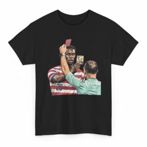 Funny Soccer Red Card Meme Graphic Tee, Football Fan Gift, Matchday Humor Shirt